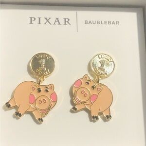 BaubleBar Pixar Toy Story Pig Hamm Earrings